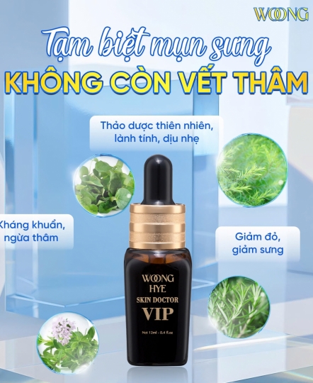 WOONGHYE - SERUM MỤN VIP (BLACK)