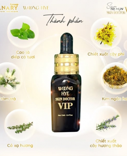 WOONGHYE - SERUM MỤN VIP (BLACK)